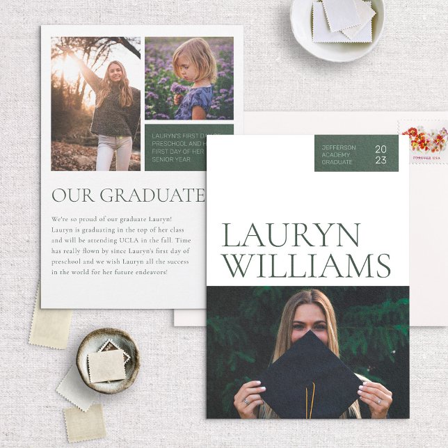 Modern Professional Graduation Announcement (Creator Uploaded)
