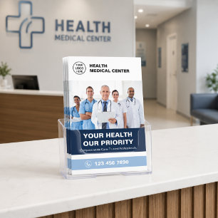 Modern Professional Healthcare Bi-Fold Brochure