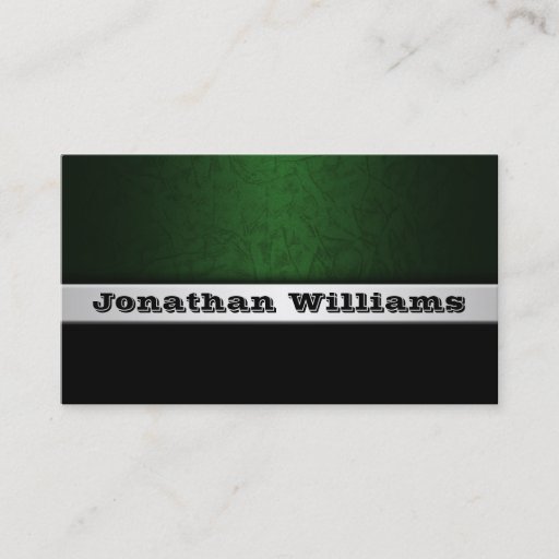 Customizable Modern Professional Leather Business Cards