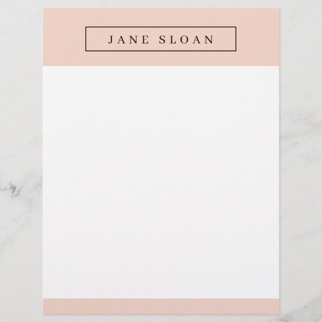 Modern Professional Letterhead (Front)