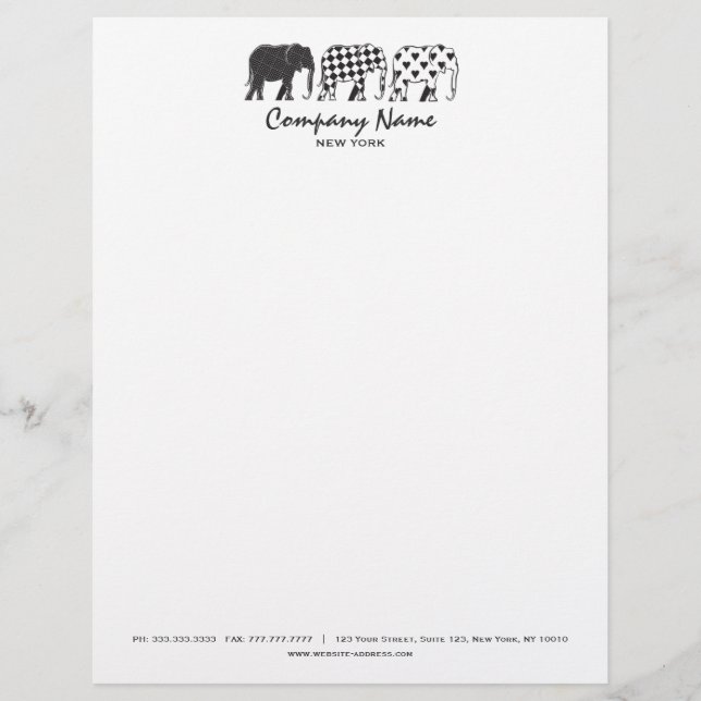 Modern Professional Letterhead (Front)