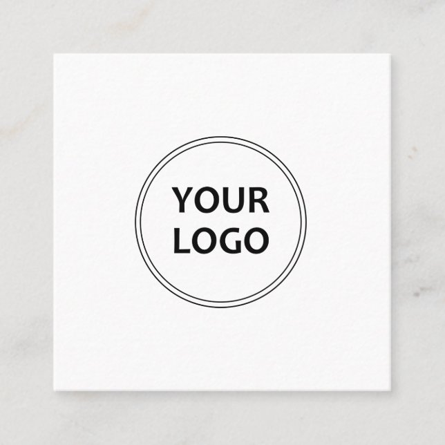 modern professional logo  business card (Front)