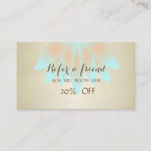 Modern Professional,Lotus Referral Card