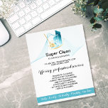 Modern Professional Maid Cleaning Commercial House Flyer<br><div class="desc">Modern Professional Maid Cleaning Commercial House</div>