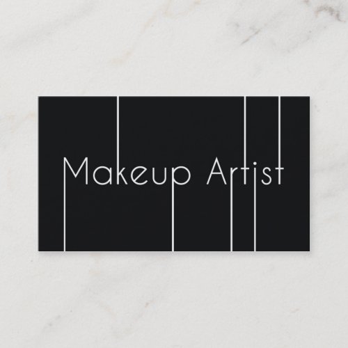 Modern Professional Makeup Artist Business cards