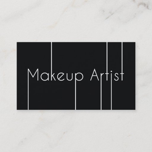 Customizable Modern Professional Makeup Artist Business cards