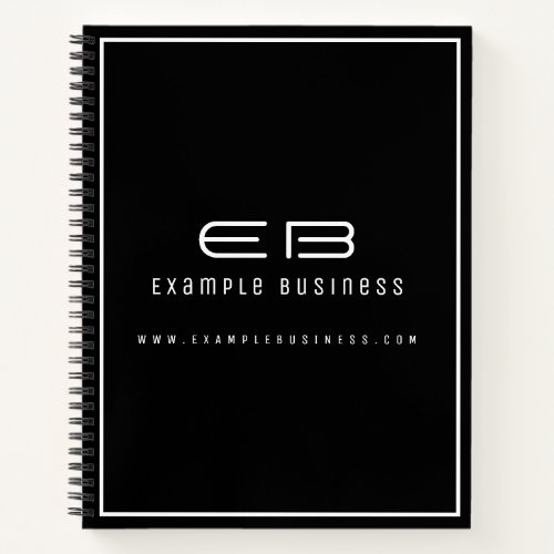 Modern Professional Minimal Company Business Notebook