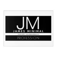 Modern Professional Minimal Design | Black & White