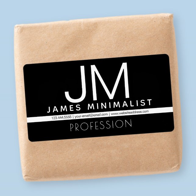 Modern Professional Minimal Design | Black & White Label (Creator Uploaded)