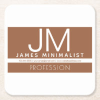 Modern Professional Minimal Design | Brown & White