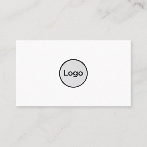 Modern Professional Minimal Logo Business Card