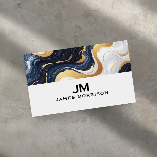 Modern Professional Minimalist Executive Generic B Business Card (Creator Uploaded)