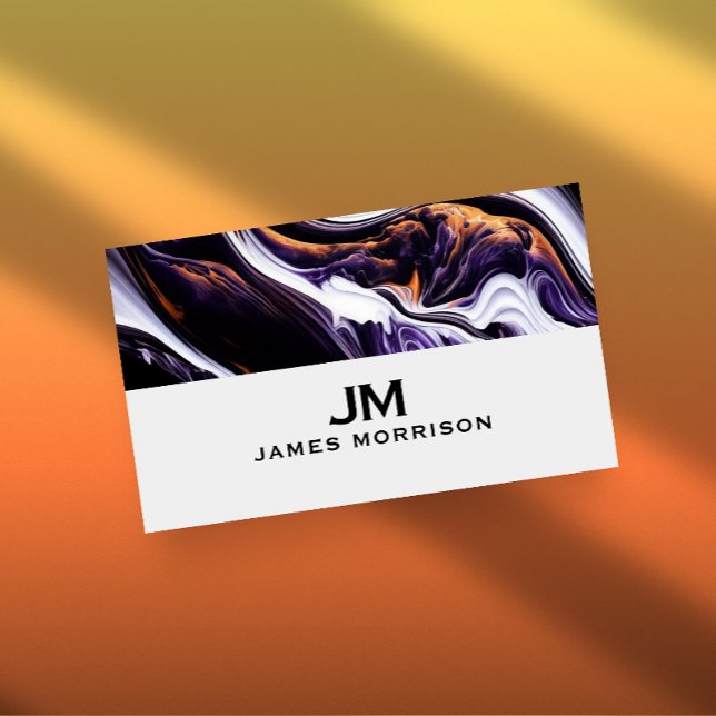 Modern Professional Minimalist Executive Generic B Business Card (Creator Uploaded)