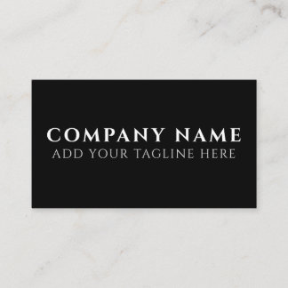 Modern Professional Minimalist Sleek Business Card