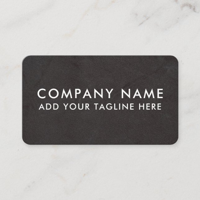 Modern Professional Minimalist Sleek Business Card (Front)