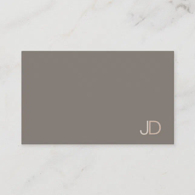 Modern Professional Monogram Elegant Color Harmony Business Card | Zazzle