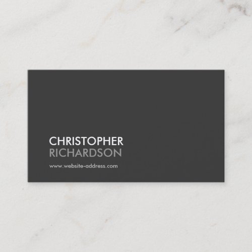 MODERN PROFESSIONAL No. 3 Business Card