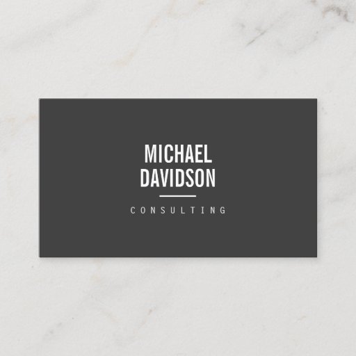 Customizable MODERN PROFESSIONAL No. 4 Business Card