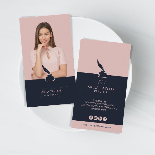 Modern Professional Notary Public Insert Photo (Creator Uploaded)