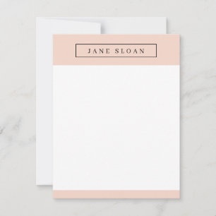 Modern Professional Note Card