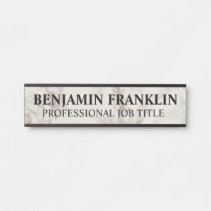 Modern Professional Office Door Sign