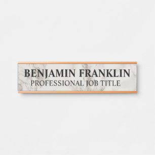 Modern Professional Office Door Sign