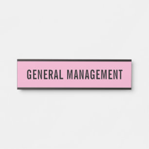 Modern Professional Office Door Sign