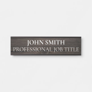 Modern Professional Office Door Sign