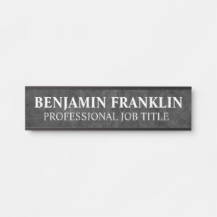 Modern Professional Office Door Sign Name Plate