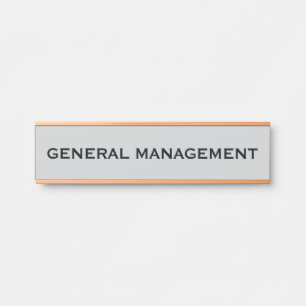 Modern Professional Office Door Sign Name Plate