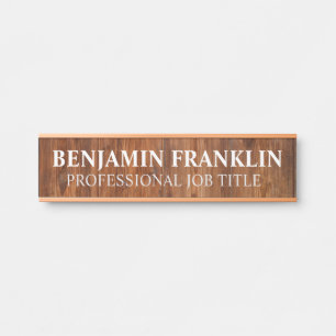 Modern Professional Office Door Sign Name Plate