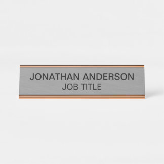 Modern Professional Office Door Sign Name Plate