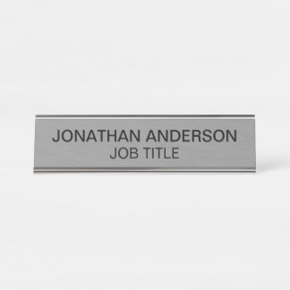 Modern Professional Office Door Sign Name Plate