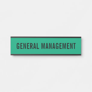 Modern Professional Office Door Sign Name Plate