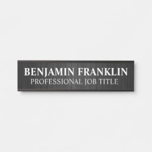 Modern Professional Office Door Sign Name Plate