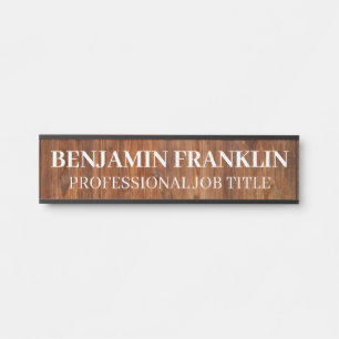 Modern Professional Office Door Sign Name Plate