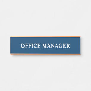 Modern Professional Office Door Sign Name Plate