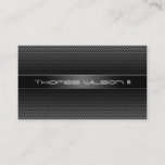 Modern Professional Perforated Metal Business Card at Zazzle