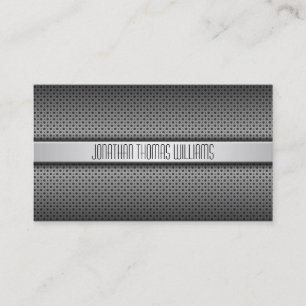 Modern Professional Perforated Metal Business Card