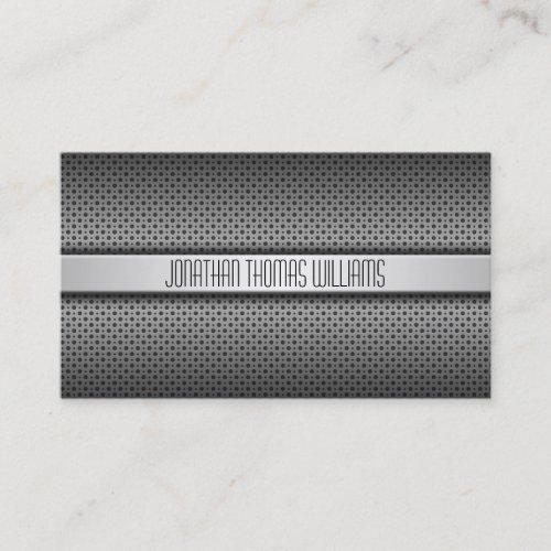 Modern Professional Perforated Metal Business Card