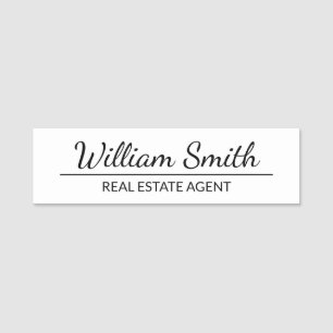 Modern Professional Personalized Name Tag