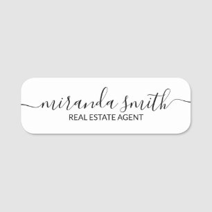 Modern Professional Personalized Name Tag