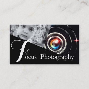 Modern Professional Photography Photographer Business Card by ArtisticEye at Zazzle