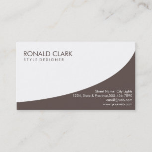 Modern Professional Plain Lavender Automotive Business Card