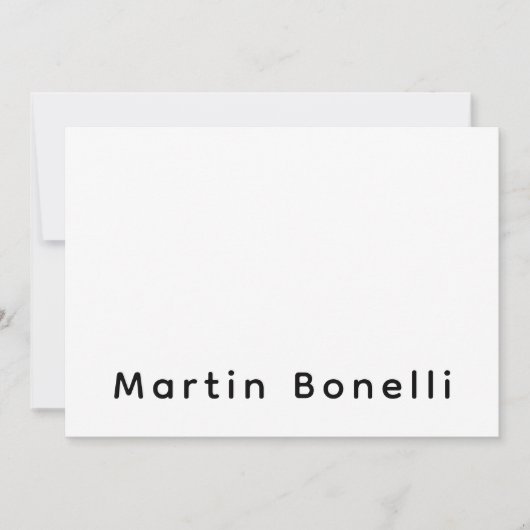 Modern Professional PlainCustom Own Name (Front)
