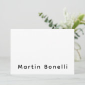 Modern Professional PlainCustom Own Name (Standing Front)