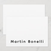 Modern Professional PlainCustom Own Name (Front/Back)