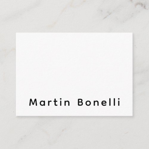 Modern Professional PlainCustom Own Name Enclosure Card