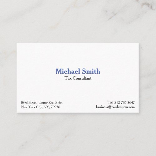 Modern Professional Premium Thick Business Card