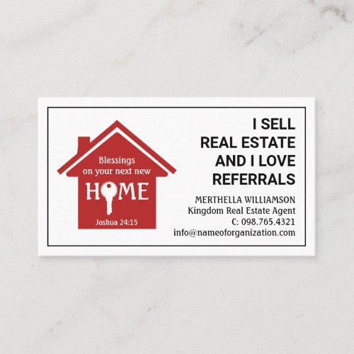 Modern Professional Real Estate Agent Business Card